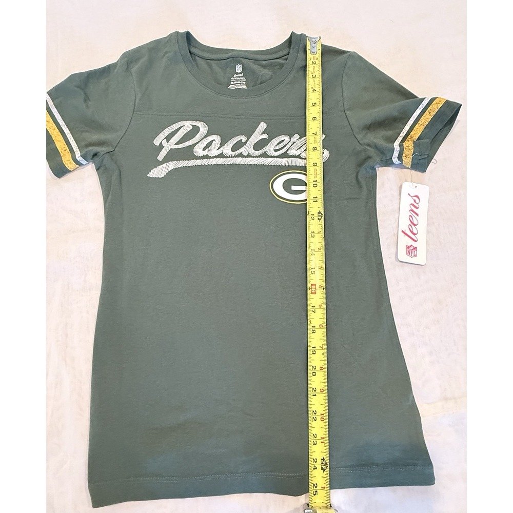 NWT Green Bay Packers Short Sleeve Tee NFL Teens Size M (7-8) - Picture 4 of 5